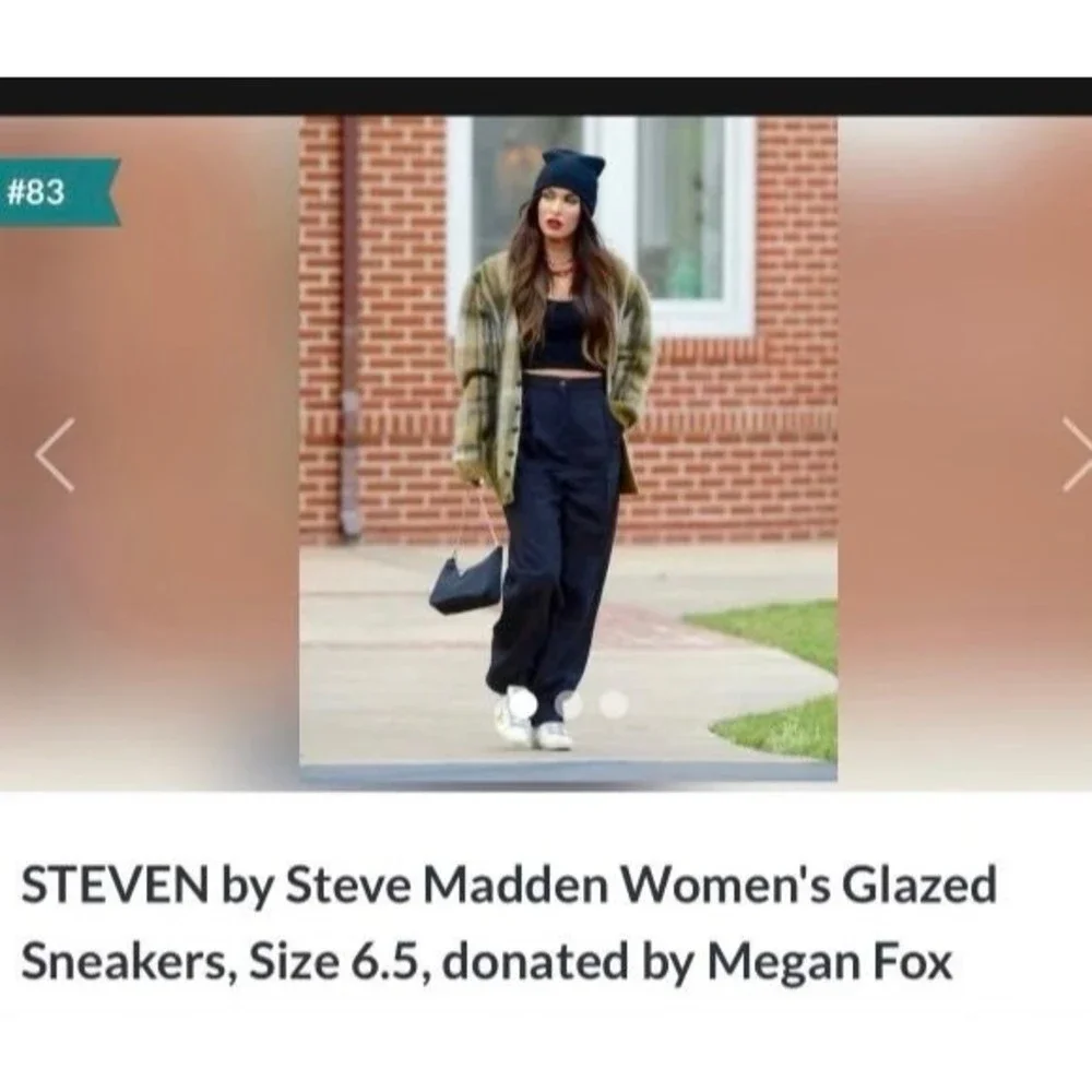 Steven by Steve Madden Glazed Platform Sneakers owned/worn by‎ Megan Fox